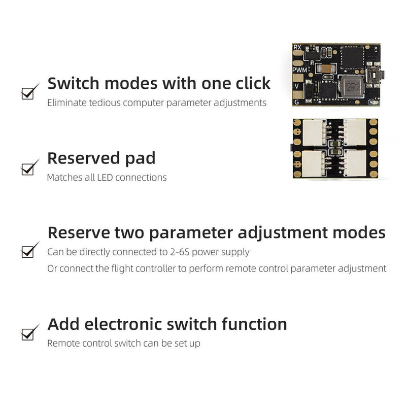 HGLRC LED MINI Controller & LED (25MM/38MM)