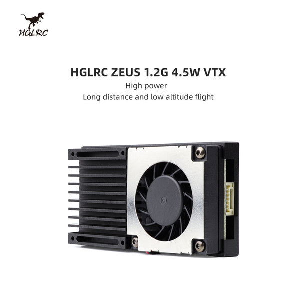 HGLRC ZEUS 1.2G 4.5W High Power Image Transmission Adjustable Power Aerial Photography Travel FPV