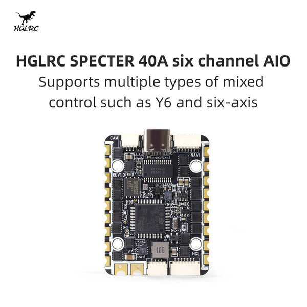 HGLRC SPECTER F722 40A 6 in 1 High-performance AIO