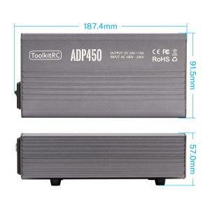 ToolkitRC APD450 24V 450W 19A Power Supply - XT60